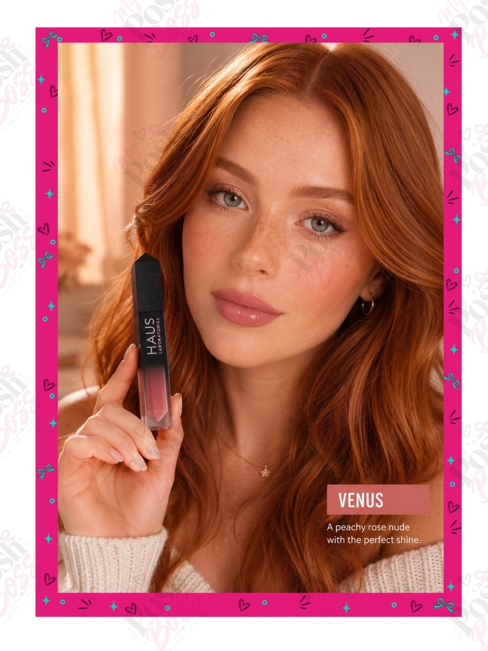 HAUS LABORATORIES Le Riot Lip Gloss – Venus – BNIB